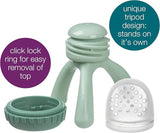 b.box Silicone Baby Food Feeder 4m+ (Sage) 